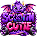 Scootin’ Cutie – Purple Dragon Digital Design
