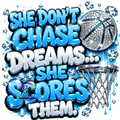 HD She Don't Chase dreams she scores them: Digital Download