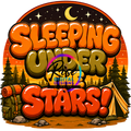 Sleeping Under the Stars – Fall Camping Digital Design